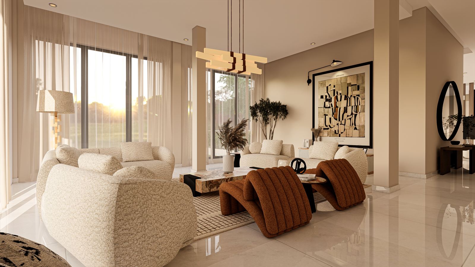 Shape Design — Salon terracotta